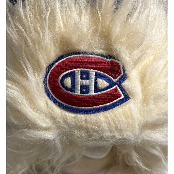 Reebok Montreal Canadiens Hat Toque Fur Trooper Hat Logo Face Off Skate Laces - Picture 7 of 14